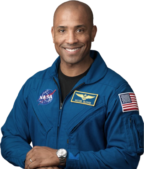 a picture of pilot Victor Glover